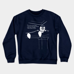 Chickadee and Lights Crewneck Sweatshirt